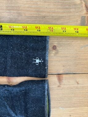 Dark Gray Sock Pair with Small White Logo